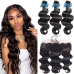 Brazilian Hair Weave Bundles With Frontal Beaudiva Hair Brazilian Body Wave Human Hair Bundles With Lace Frontal Closure